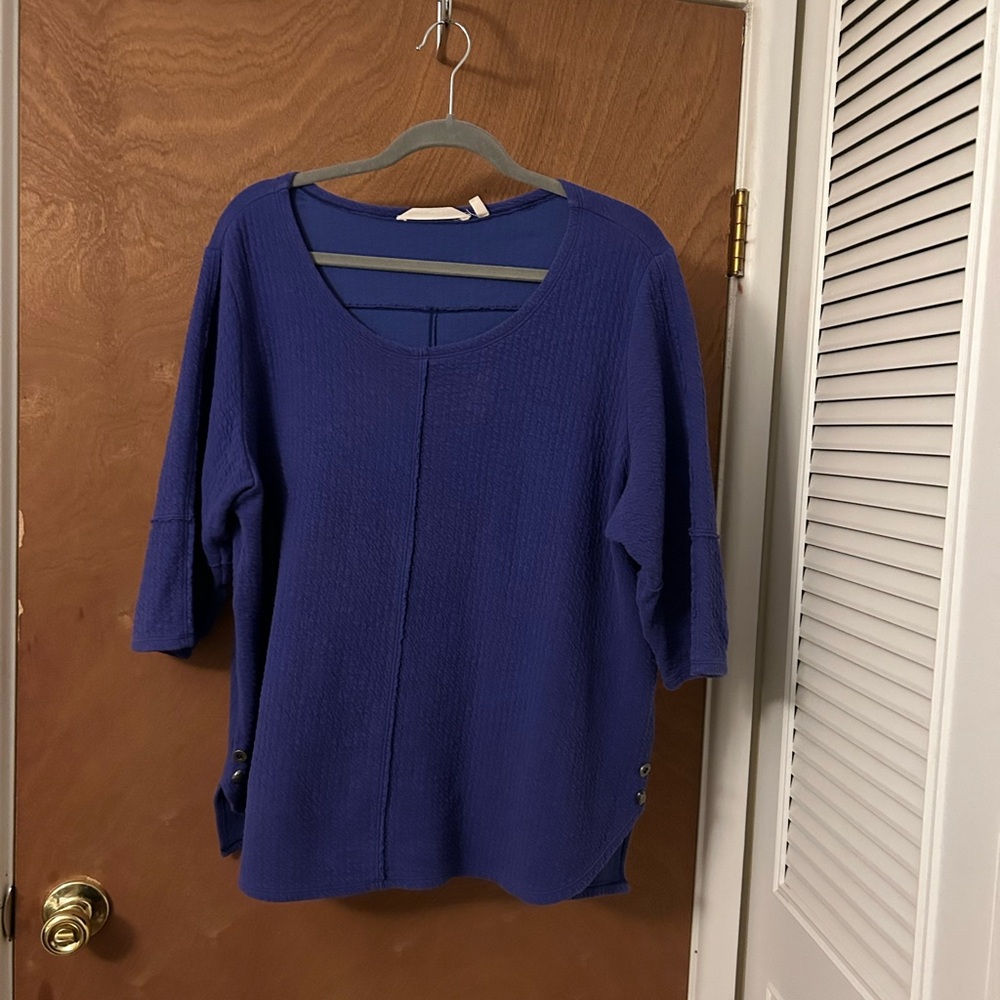 2X Soft Surroundings Purple Top